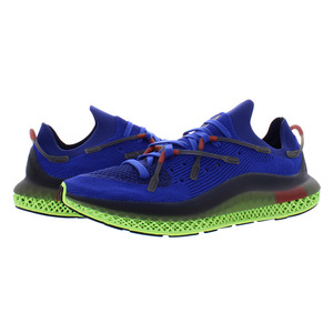 Scarpe da Corsa Adidas 4D Fusio da Uomo Blu Intenso/Nero Core/Giallo Flash Chiaro |   100% Autentico - Product Image 3