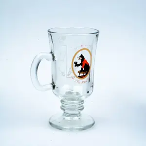 Bán buôn tùy chỉnh thăng hoa bia cốc bia Steins cốc cà phê anh hùng cup xử lý Irish cà phê bia thủy tinh