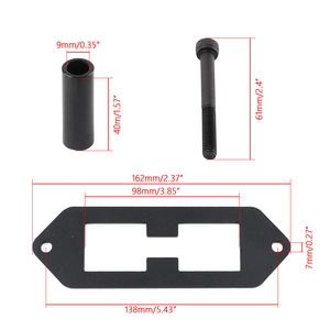 Support d'adaptateur de bobine d'allumage, pour Toyota Supra Aristo 2JZ LQ9 D585, en alliage d'aluminium noir - Product Image 3