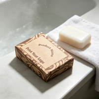 Boîte à savon cosmétique personnalisée de haute qualité avec logo imprimé, emballage en carton brillant fait main, estampage à chaud doré, impression à effet évanouissement