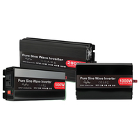 Inverter gelombang sinus murni, 12v 24v 48V 72V DC ke 110v 220v AC 3000Watt ke 6000W Inverter daya tiga fase otomotif