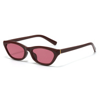 Kacamata Hitam NQ 5432 Gaya Eropa Amerika Street Punch Cat Eye UV400 Merah Tortoise Serbaguna Trendi dan Ekstravagan