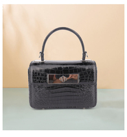 Sac à main classique de luxe pour femmes, sacs à main en alligator véritable personnalisés, sacs à main élégants en crocodile, sacs à bandoulière de haute qualité