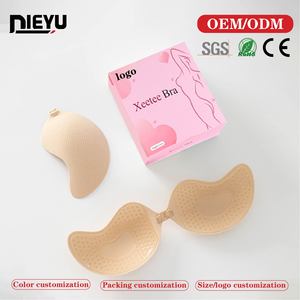 Mango Coussinets <span class=keywords><strong>de</strong></span> soutien-gorge invisibles push-up sans bretelles pour femmes, respirants, anti-épaississement externe, pour l'été et les séances photo <span class=keywords><strong>de</strong></span> mariage - Product Image 1