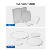 MELINZ Article populaire carré rond encastré haute performance de rendu des couleurs 6 8 15 20 W Led Panel Light