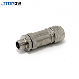 M12 X Code 8pin Đầu Nối Lắp Ráp Được Bảo Vệ Bằng Kim Loại Thẳng - Product Image 2