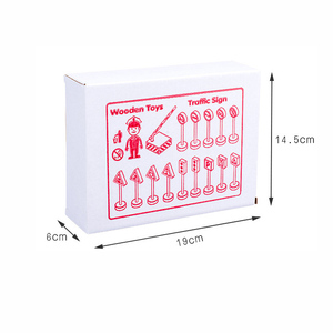 HOYE CRAFT – blocs <span class=keywords><strong>de</strong></span> construction <span class=keywords><strong>de</strong></span> panneaux <span class=keywords><strong>de</strong></span> circulation en bois, jouets éducatifs pour enfants, 15 pièces - Product Image 6