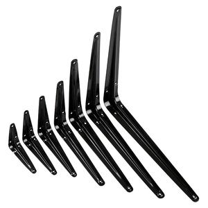 Soportes de estante, soporte en L de alta resistencia, soporte de esquina, soporte de ángulo de junta de Metal <span class=keywords><strong>para</strong></span> colgar en la pared, <span class=keywords><strong>estantes</strong></span> <span class=keywords><strong>flotantes</strong></span> - Product Image 3