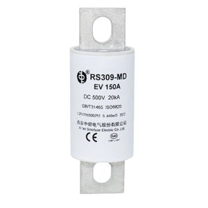 Fusible céramique à action rapide Sinofuse série RS309-MD-EVS 50A-150A 500VDC 20kA à haute capacité de coupure pour la protection des onduleurs de véhicules électriques - Product Image 6