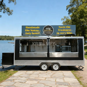 Customized Concession Bubble <b>Tea</b> <b>Coffee</b> Vending Cart Mobile Food Truck Trailer Fully Equipped Kitchen - Product Image 3