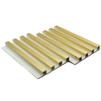 Panneaux muraux WPC modernes de haute qualité pour villa, chambre, salon et hall, avec solutions de design graphique