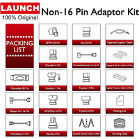 Launch PRO & PAD Series Kit de adaptador de 16 pines Conector compatible con no OE Todos los productos de herramientas de diagnóstico de Cables eléctricos 1 año