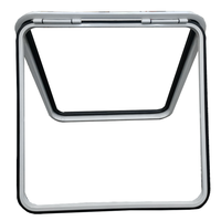 MAYGOOD Cadre de porte d'accès RV à coins arrondis 4R70mm, personnalisé et économique, pour caravane, remorque, camping-car, camion