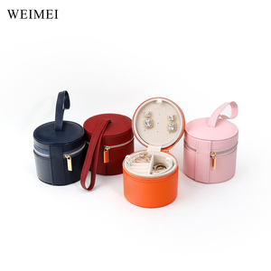WEIMEI Personalized Jewelry <b>Box</b> Packaging Small Business Pendant <b>Earrings</b> Boxes with logo Luxury Round Jewelry Gift <b>Box</b> - Product Image 4