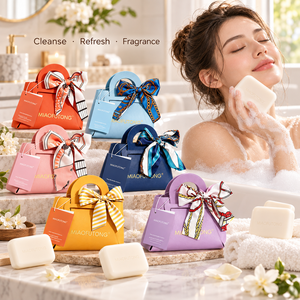 Wholesale Handbag <strong>Perfume</strong> Soap Gift OEM &amp; ODM Moisturizing Essential Oil Soap Bar for Wedding Corporate Gifts 100g Bulk Luxury - Product Image 6