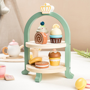 Unisex MDF Wooden <strong>Kitchen</strong> Play <strong>Set</strong> EN71 Certified Early Education Toy for Toddlers Afternoon Tea <strong>Theme</strong> Box Packed - Product Image 5
