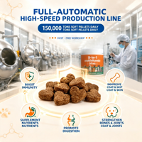 Complément multivitaminé pour animaux de compagnie, marque privée OEM, pour chiens et chats, glucosamine, probiotiques, absorption rapide, pour la santé des articulations, de la peau et du pelage