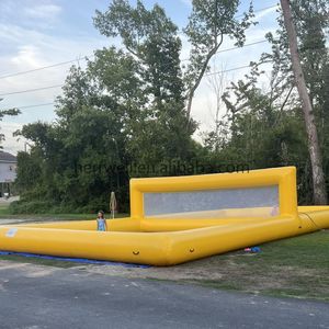 気密フローティングカスタマイズ大型プールインフレータブルプールバレーボールセットインフレータブルバレーボールプールコート - Product Image 3