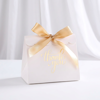 CSMD Fabricants Chinois Bonbons Emballage Étiquette Personnelle Acceptable Logo Or Imprimable Blanc Faveurs De Mariage Boîtes pour Les Fêtes
