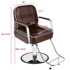 Marrone per lo Styling sedia per <span class=keywords><strong>parrucchiere</strong></span> barbiere negozio di mobili con alta qualità <span class=keywords><strong>parrucchiere</strong></span> sedie da barbiere per le donne - Product Image 6