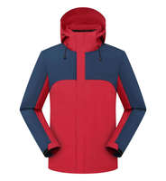 Veste imperméable à capuche coupe-vent 3 en 1 pour sports d'hiver, Chaqueta Impermeable Mujer Hombre, pour la montagne, les sentiers, la ville et le lac