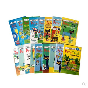 Juego de 19 volúmenes Click Reading English Picture Book Novel Art Paper Cover I Can Read Cat 1set Impresión de papel y cartón - Product Image 3