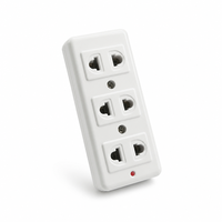 Multiprise industrielle CJYW YW-209 à 3 prises murales, durable, indice de protection IP20, câble de 0,5 m, 220 V, Asie du Sud-Est, Cambodge