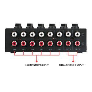 Alternativa a <span class=keywords><strong>Atem</strong></span> <span class=keywords><strong>Mini</strong></span> Pro, Mezclador de Video HD-MI de 6 Canales Oton Geek S06 para Transmisión en Vivo, Videojuegos y Podcasting - Product Image 5