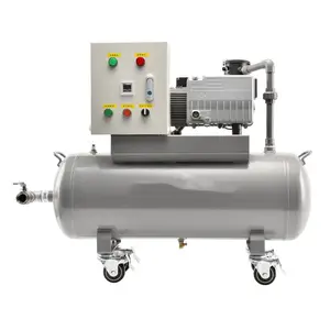 Pompa vakum CNC, dengan baling-baling putar stasiun tekanan negatif otomatis drainase sistem vakum aliran besar