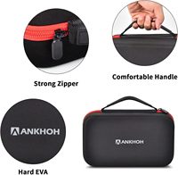 Étui de rangement rigide en EVA étanche personnalisé pour démarreur de voiture 12V, sac de protection portable avec poche en filet pour câbles de démarrage