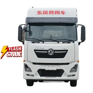 Toptan Dongfeng ticari aracın yeni Tianlong KL 6X4 LNG traktör ağır kamyon sol verimli traktör