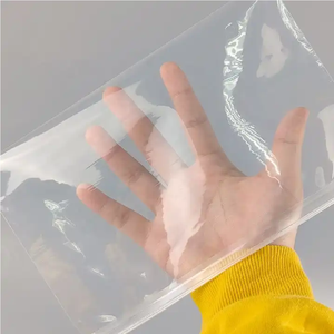 Bolsa con cremallera deslizante de polietileno con almacenamiento personalizado reutilizable, venta al por mayor, camiseta de plástico esmerilado mate, sujetador, embalaje de ropa, suministro de pantalones para mujer - Product Image 3