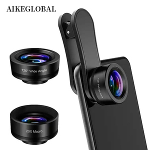 Aikeglobal tiện ích sáng tạo Clip 3 trong 1 điện thoại di động Máy ảnh ống kính góc rộng <span class=keywords><strong>Macro</strong></span> Ống Kính Điện thoại cho tất cả các điện thoại - Product Image 1