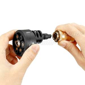 Buse de pulvérisation haute pression à connexion rapide en acier inoxydable 1/4 po, 5 tailles d'orifice, 0, 15, 25, 40, 65 degrés - Product Image 5