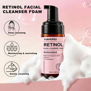 <span class=keywords><strong>Espuma</strong></span> <span class=keywords><strong>Limpiadora</strong></span> <span class=keywords><strong>Facial</strong></span> <span class=keywords><strong>con</strong></span> Retinol de Marca Blanca <span class=keywords><strong>con</strong></span> Ácido Hialurónico y Vitamina E, Fórmula Suave de Limpieza Profunda, Hidratante y Antioxidante - Product Image 3