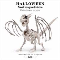 Décorations de squelette de dragon d'horreur simulé pour Halloween transfrontalier, pour bars et maisons hantées
