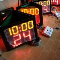 Prix usine simple face 2 3 4 côtés basket-ball 24 secondes horloge de tir à vendre