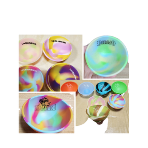 Bol en silicone avec logo personnalisé de 67mm pour crème à l'huile, épices aux herbes ou tabac Technique polie durable Accessoires pour fumeurs à domicile - Product Image 2