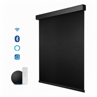 Persianas Enrollables Motorizadas Personalizadas con Control Remoto, Tela Resistente a los Rayos UV, Opacas, Inteligentes, para Ventanas de Oficinas Comerciales