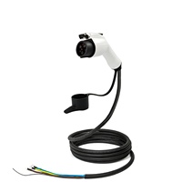 Câble de recharge pour véhicule électrique Sixpence EV32AP monophasé 16A-48A Type 1 SAE J1772 avec prise femelle à fil ouvert 110V-240V et prise factice