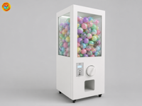 Machine Gacha à vendre, empreinte compacte 55x50x160 cm, vente en gros directe usine