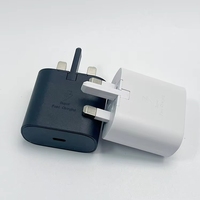Chargeur rapide 25W Type-C PD avec prise UK US EU pour Samsung Galaxy, adaptateur de chargeur pour Samsung, pour Samsung S26 S25 S24 S23