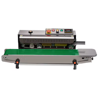 Hongzhan acier inoxydable continuer bande scellant film plastique sac scellant emballage alimentaire thermoscellage Machine avec compteur