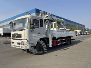 Grúa telescópica Dongfeng Euro VI <span class=keywords><strong>de</strong></span> 8 y 12 toneladas, grúa montada en camión, grúa móvil hidráulica - Product Image 4