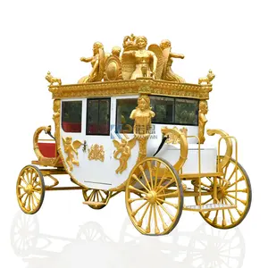 Venta caliente viaje turismo carruaje carro Royal Horse Wagon Victoria boda Royal Horse Carriage en venta