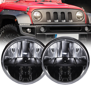Faro LED de 7 Pulgadas y 30W con Reflector, Luz Alta/Baja, Señal de Giro, 12v, para <span class=keywords><strong>Jeep</strong></span> <span class=keywords><strong>Wrangler</strong></span> JK y Harley, <span class=keywords><strong>Precio</strong></span> al por Mayor - Product Image 6