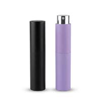 Flacon pulvérisateur de parfum de 10 ml en plastique avec revêtement intérieur en verre rotatif, flacon de voyage portable