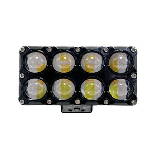 Faro <span class=keywords><strong>de</strong></span> motocicleta Led <span class=keywords><strong>de</strong></span> 6, 8 y 10 Lentes, doble Color, haz Alto y Bajo, Mini láser, lámpara antiniebla superbrillante para <span class=keywords><strong>foco</strong></span> <span class=keywords><strong>de</strong></span> conducción <span class=keywords><strong>de</strong></span> automóviles - Product Image 2
