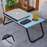Table pliante à six niveaux, lit d'étudiant, bureau d'étude multifonction, bureau pliable pour ordinateur portable, 56x32x25cm