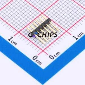 X1311WV-06J-C40D24 Pin Header Through hole Component (THT),P=1.27mm Connector 1x6P 1.27mm 1.27mm Pin Header - Product Image 2